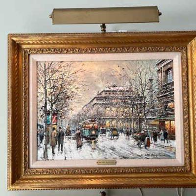 Original Canvas Painting by Antoine Blanchard — with Provenance
