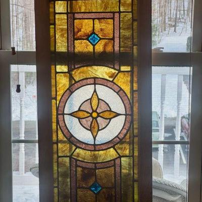 Stunning Amber Stained Glass
