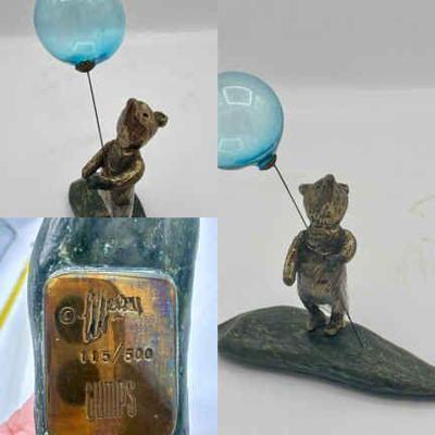 Malcolm Moran Winnie The Pooh Bronze Statue Limited Edition 115/500
