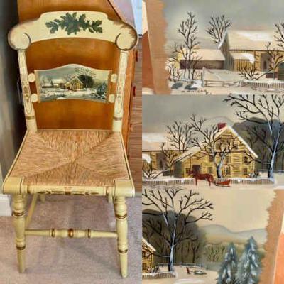 1988 Home For The Holidays Hitchcock Chair 308/2000 M Morgan
