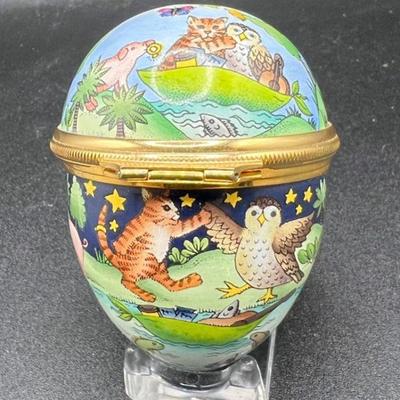 Halcyon Days Enamels Trinket Box Easter Egg
