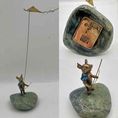 Malcolm Moran Gumps Bronze Piglet Rare Winnie Pooh
