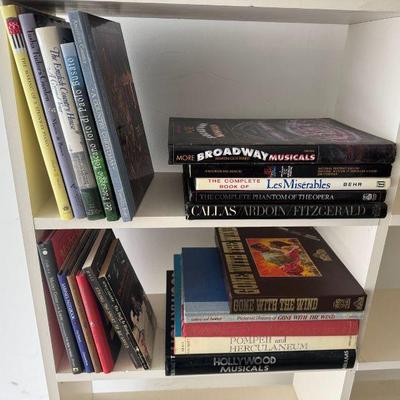 (20) Hardcover Books Feat - Broadway Musicals And Les Miserables
Includes Gone with the Wind VHS collectors edition. Also included but...