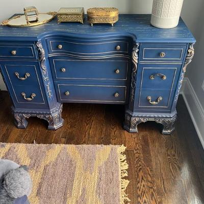 hand painted desk 