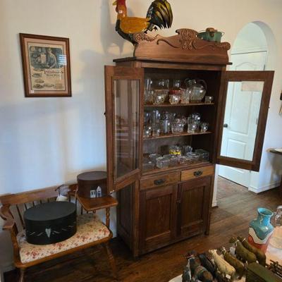 Farmhouse Antique China Cabinet