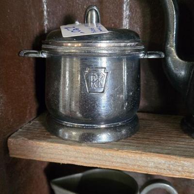 International Silver Co. Pennsylvania Railroad Silver Soldered Sugar Dish!