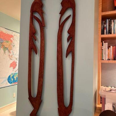 Wood carving decor