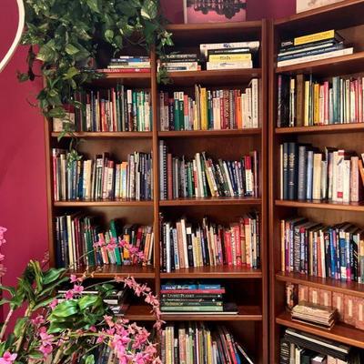 Books and bookshelves