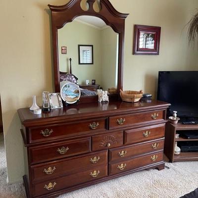 Dresser and mirror 