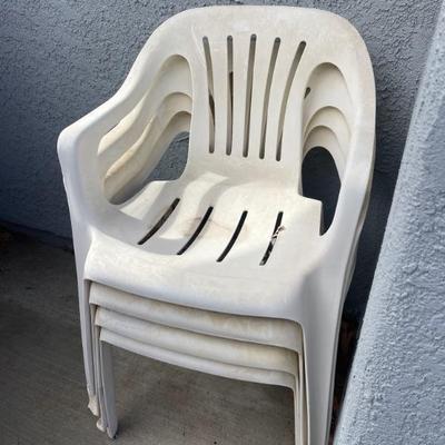 Plastic chairs 