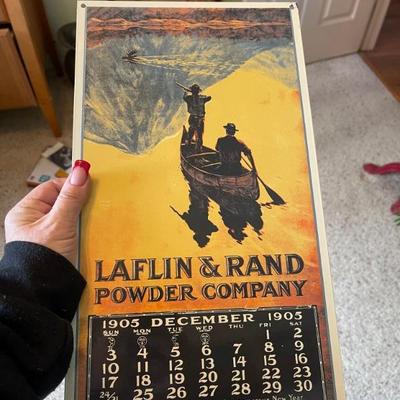 Metal sign 