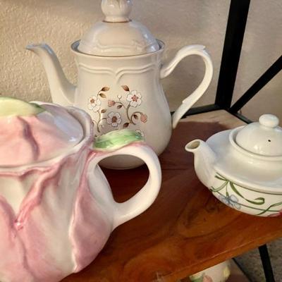 Vintage tea pot collection 