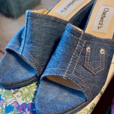 Jean heels 