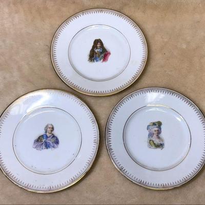 Silesia germany portrait plates