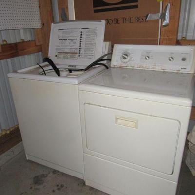 Kenmore washer and dryer