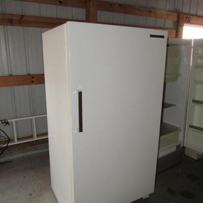 GE upright freezer