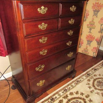Chest of drawers with matching slim chest and 2 nightstands available