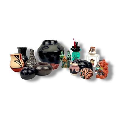 #79 • Collection of Southwest and Mexican Clay Miniatures
