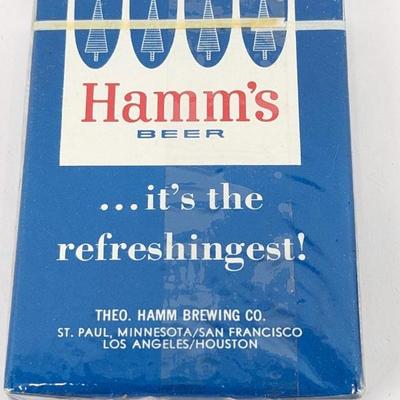 #120 • Hamm's Beer Poker Cards Deck, Unopened
