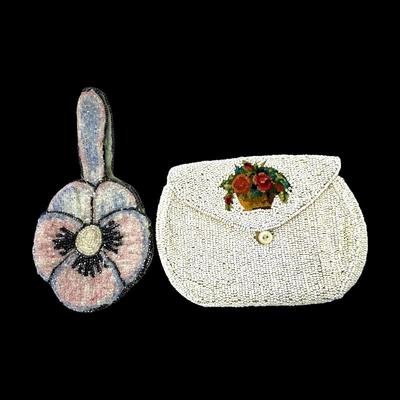 #65 • Two Small Antique Beaded Purses
