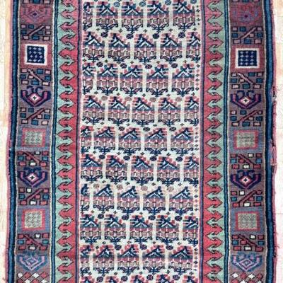 #136 • Antique Distressed Persian Rug
