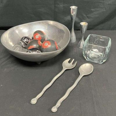 Ct457v vintage bruce fox salad bowl decor