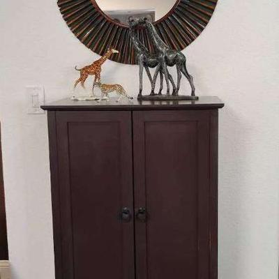 Mb129r safari decor cabinet