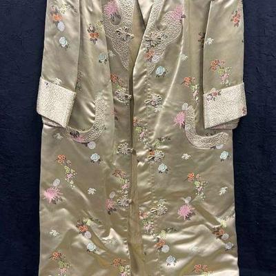 Ct431 peony silk robe more
