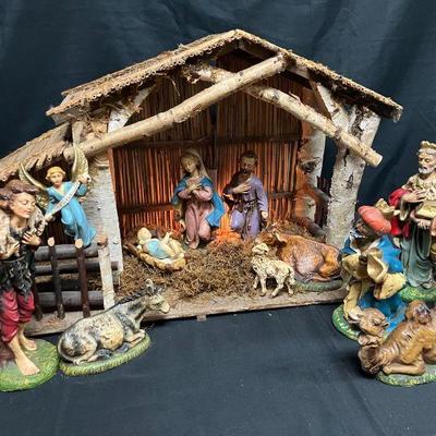Ct471 nativity set from italy