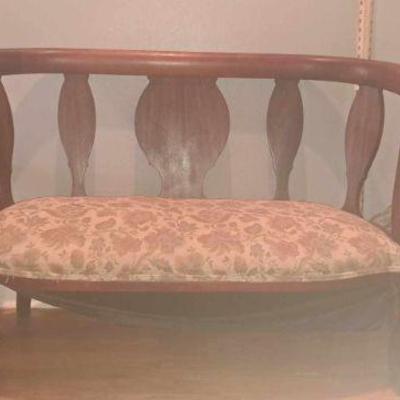 Antique Settee (Two chairs to match)