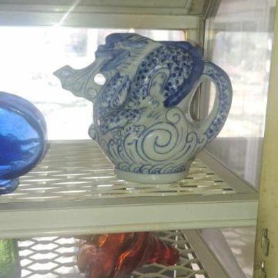 Vintage Dragon Tea Pot