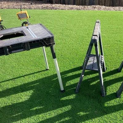 Am140 husky saw table and saw horses
