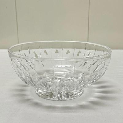 Stuart Crystal Bowl | Stuart Crystal cut crystal bowl in "Hampshire" pattern. - h. 4 x dia. 8 in

