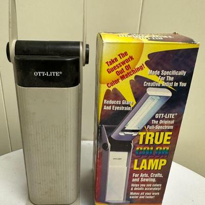 Ott-Lite True Color Lamp | Ott-Lite True Color Lamp (in box) for arts, crafts and sewing. - h. 14 x w. 4.25 in