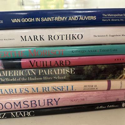 (8pc) Art & Design Books | Including Van Gogh and other artists, of various sizes.

