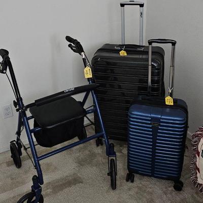 Walker SOLD..blue suitcase SOLD