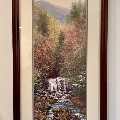 Framed print numbered and signed by Robert A. Tino (13/950) 