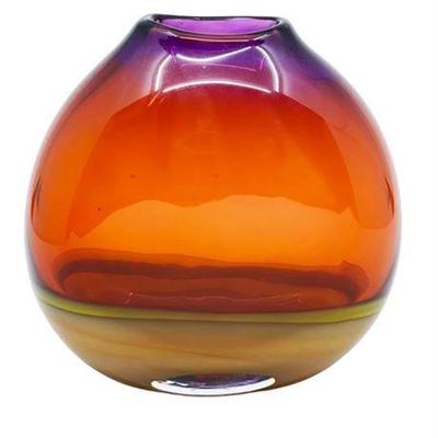 Lot 032   
Murano Art Glass Vase, Signed