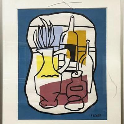 Lot 154 81-1955), Still Life Study, Lithograph,