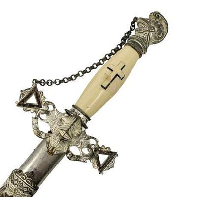 Lot 040   
M.C. Lilley & Co. Masonic Style Sword