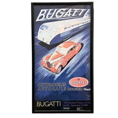 Lot 101   
Bugatti Print from Cleveland Museum of Art, Framed