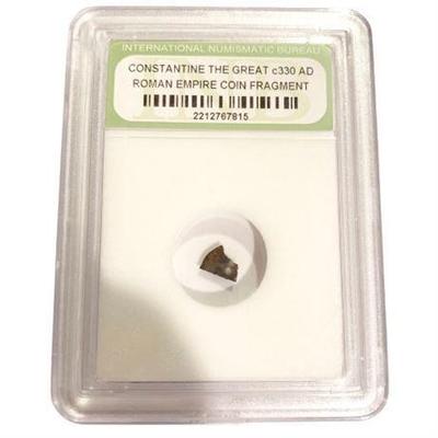 Lot 118   
Constantine The Great C330 AD Roman Empire Coin Fragment #1