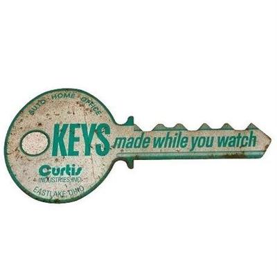 Lot 114  
Vintage Metal Curtis Industries Ohio Key Advertisement #1