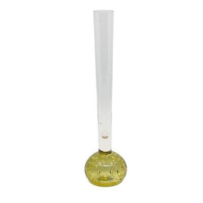 Lot 148   
Mid Century Modern Controlled Bubble Art Glass Bud Vase