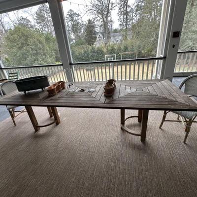 Country Casual Teak Table