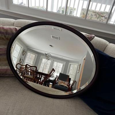 Sale Photo Thumbnail #57: Oval Bathroom Mirror - 29.5" x 24" - $20