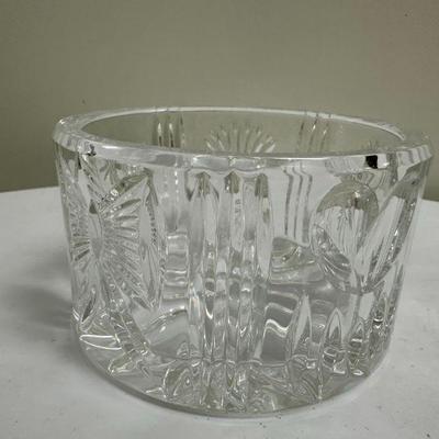 Waterford Champagne Coaster | Waterford Millennium champagne coaster with etched design. - h. 3.25 x dia. 5.25 in

