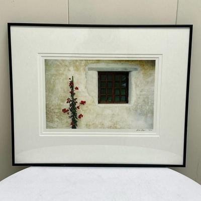 (1pc) Artwork - Mission Wall | A still life photo study at the Carmel Mission, The Basilica of Mission San Carlos Borromeo. Numbered:...