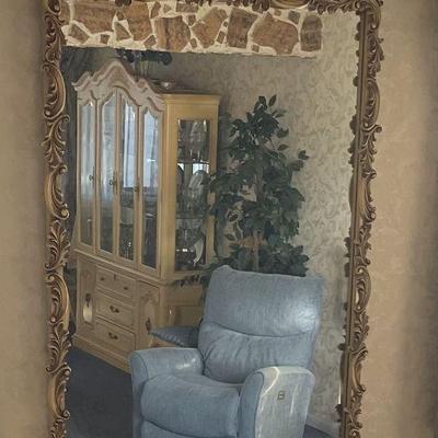 Gold Rectangle Mirror- $50