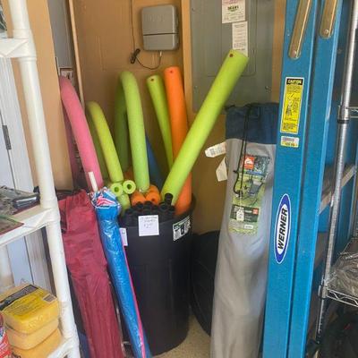 Pool Items, Folding Chairs